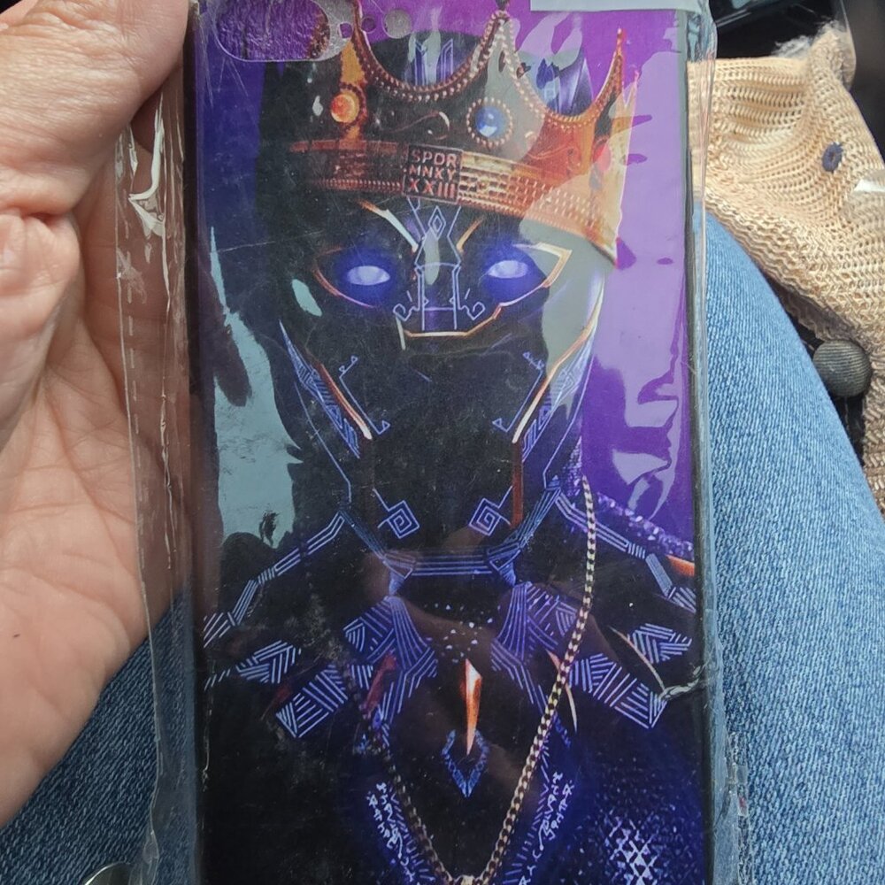 Black Panther iPhone 7 Plus 8 Plus Case Wakanda King Cover Purple SPDR MNKY XXII